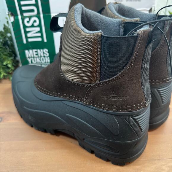 Staheekum Men\'s Yukon Insulated Brown Winter Boots Size 8 main image 6